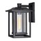 Cwi Lighting Winfield 1 Light Black Outdoor Wall Light 0414W10-1-101 - alternate 7